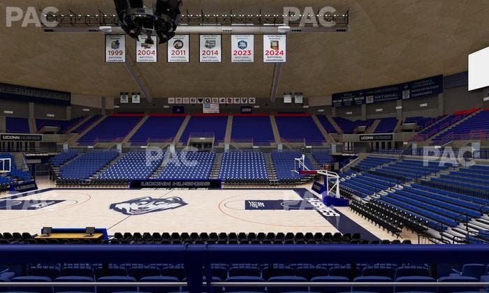 Gampel Pavilion - Section 108 Seat View