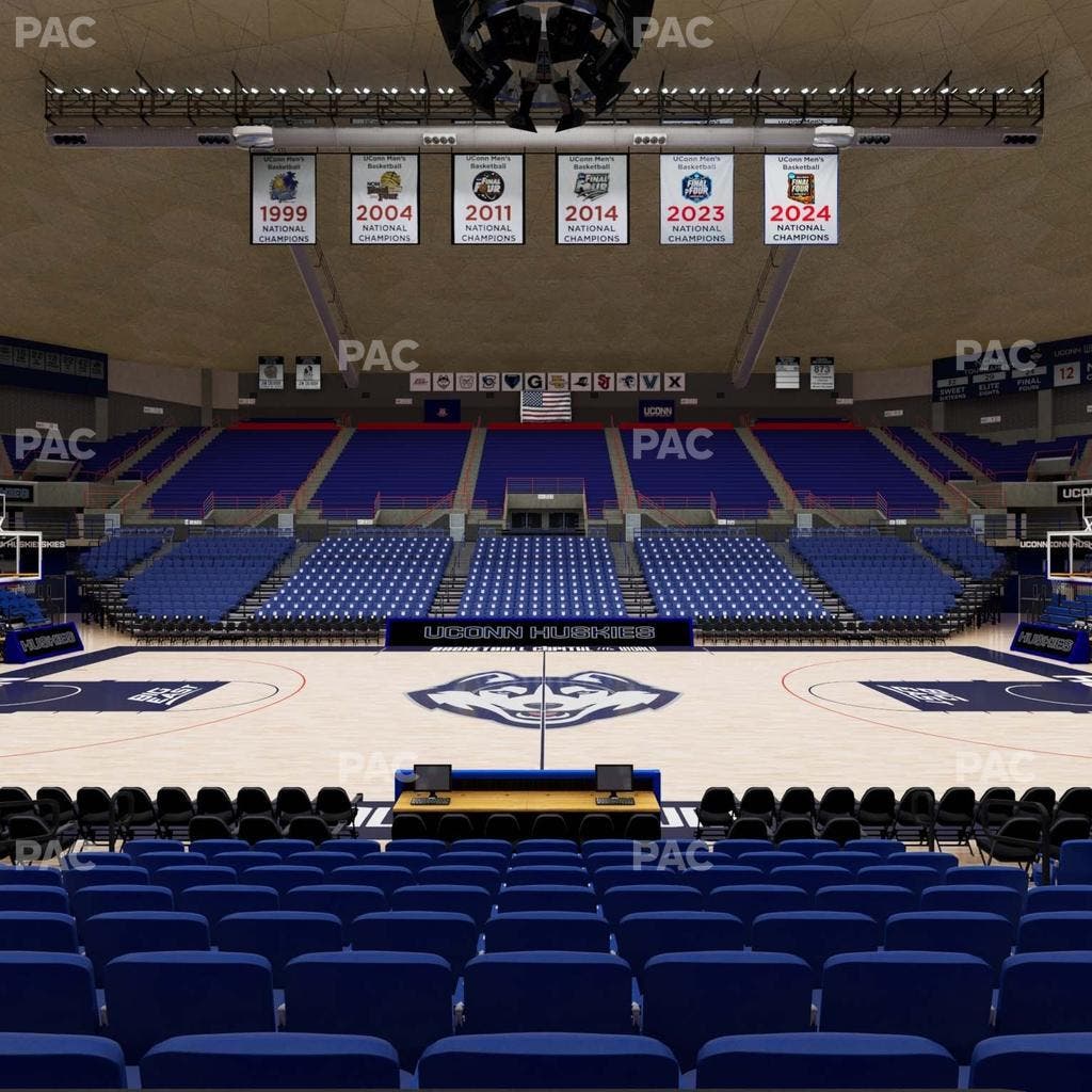 Gampel Pavilion - Section 109 Seat View