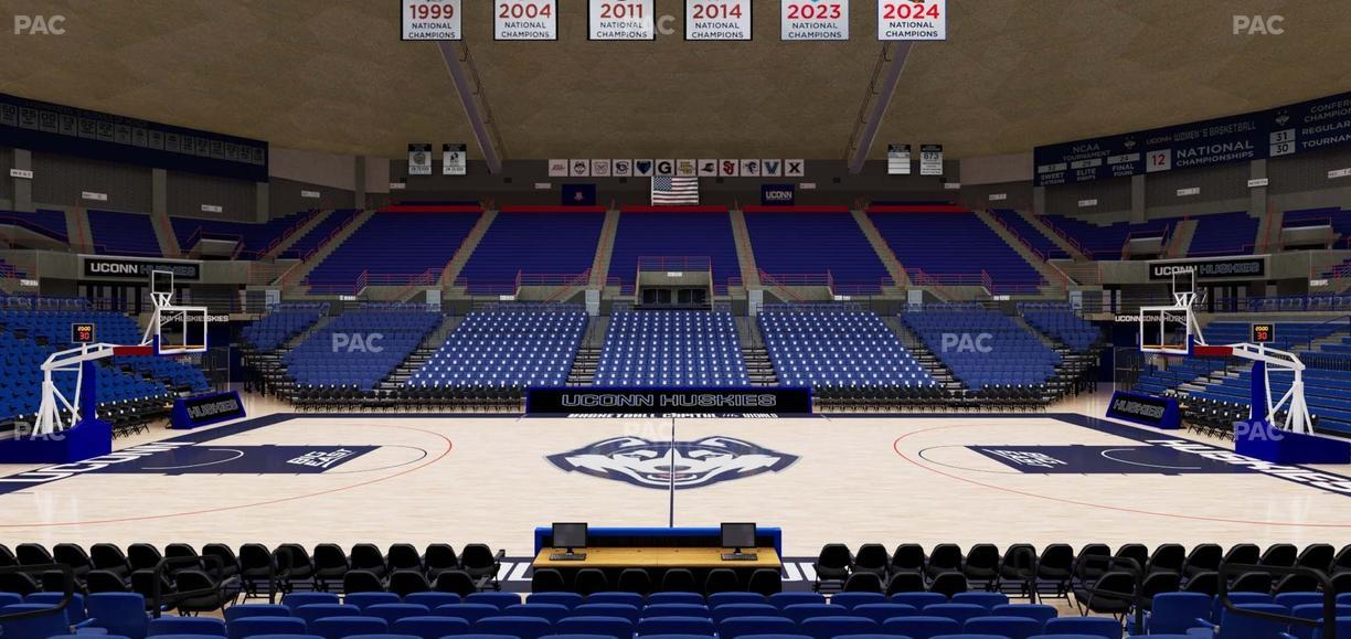 Gampel Pavilion - Section 109 Seat View