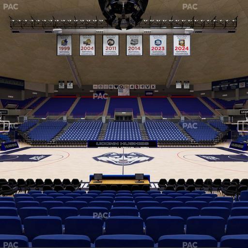 Gampel Pavilion - Section 109 Seat View
