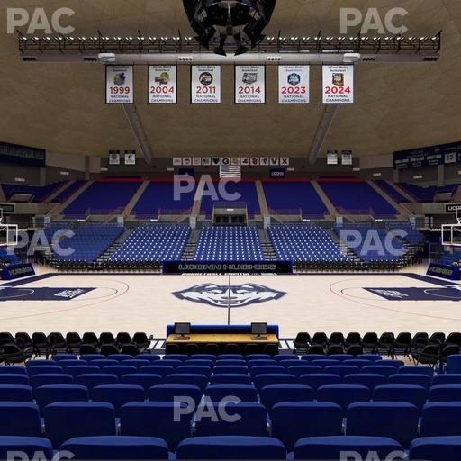 Gampel Pavilion - Section 109 Seat View