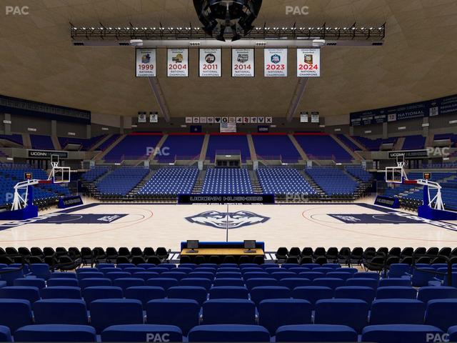 Gampel Pavilion - Section 109 Seat View