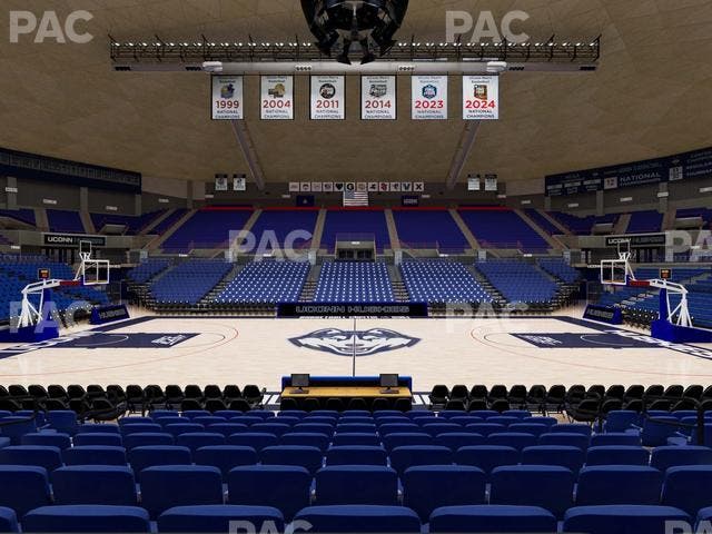 Gampel Pavilion - Section 109 Seat View