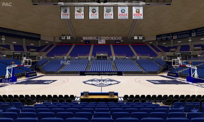 Gampel Pavilion - Section 109 Seat View