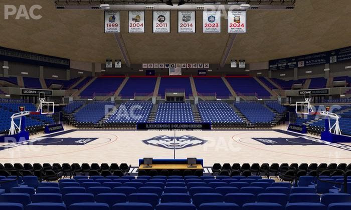 Gampel Pavilion - Section 109 Seat View