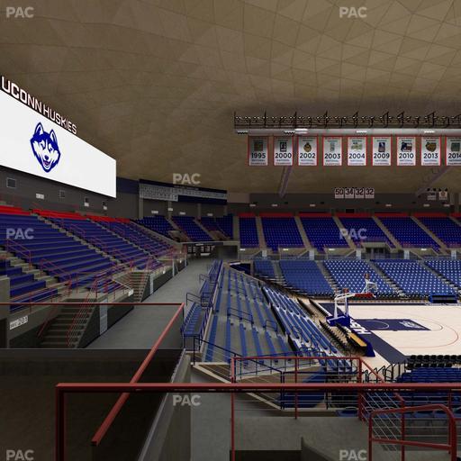 Gampel Pavilion - Section 11 Seat View