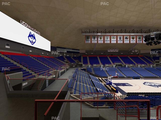 Gampel Pavilion - Section 11 Seat View
