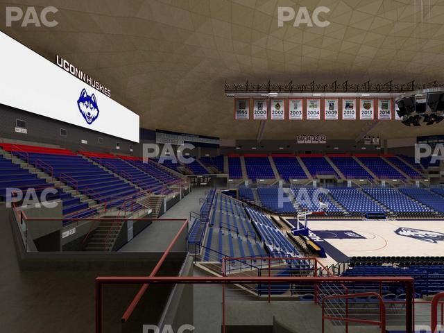 Gampel Pavilion - Section 11 Seat View