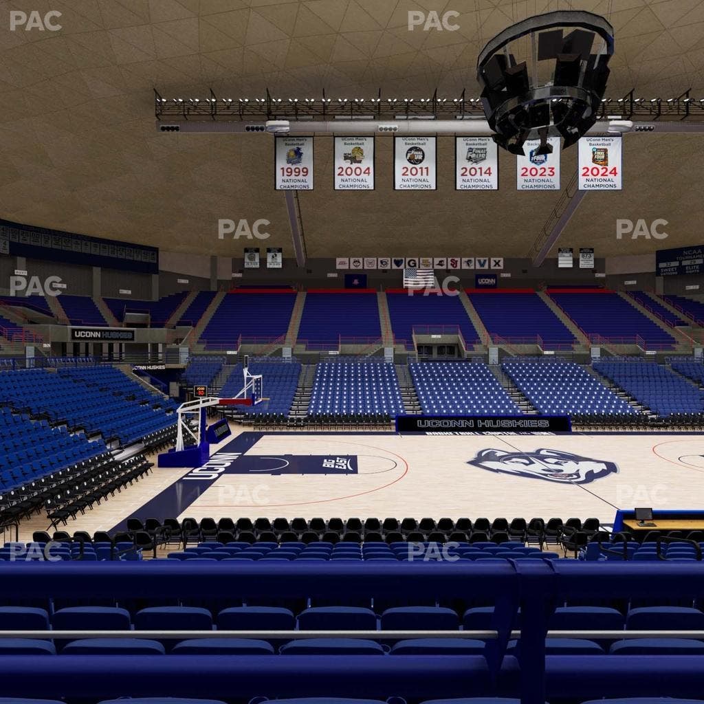 Gampel Pavilion - Section 110 Seat View