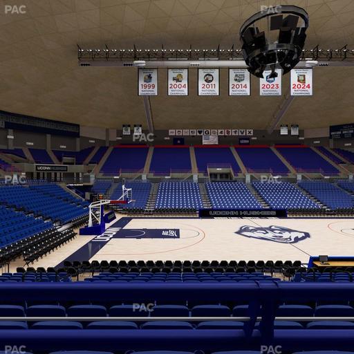 Gampel Pavilion - Section 110 Seat View