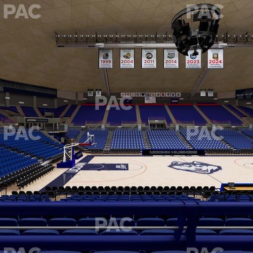 Gampel Pavilion - Section 110 Seat View