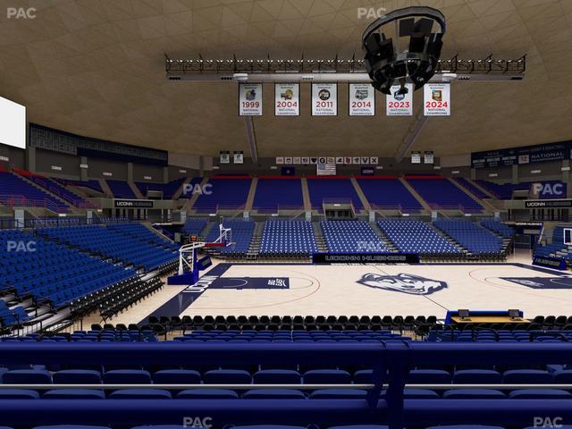Gampel Pavilion - Section 110 Seat View