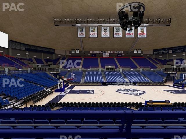 Gampel Pavilion - Section 110 Seat View