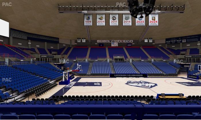 Gampel Pavilion - Section 110 Seat View