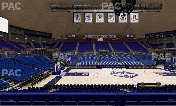 Gampel Pavilion - Section 110 Seat View