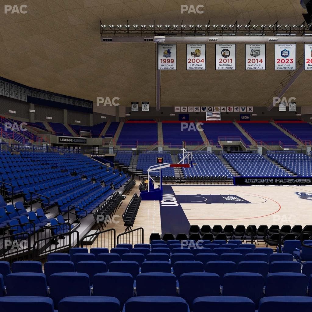 Gampel Pavilion - Section 111 Seat View
