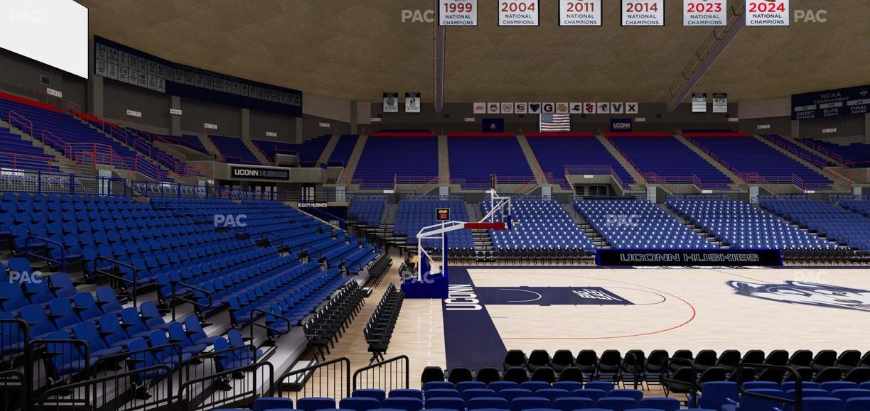 Gampel Pavilion - Section 111 Seat View
