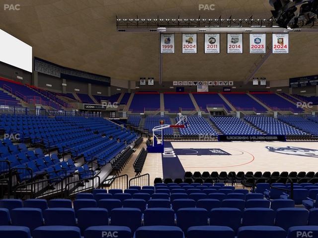 Gampel Pavilion - Section 111 Seat View