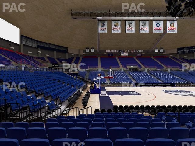 Gampel Pavilion - Section 111 Seat View