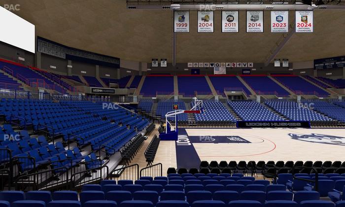Gampel Pavilion - Section 111 Seat View