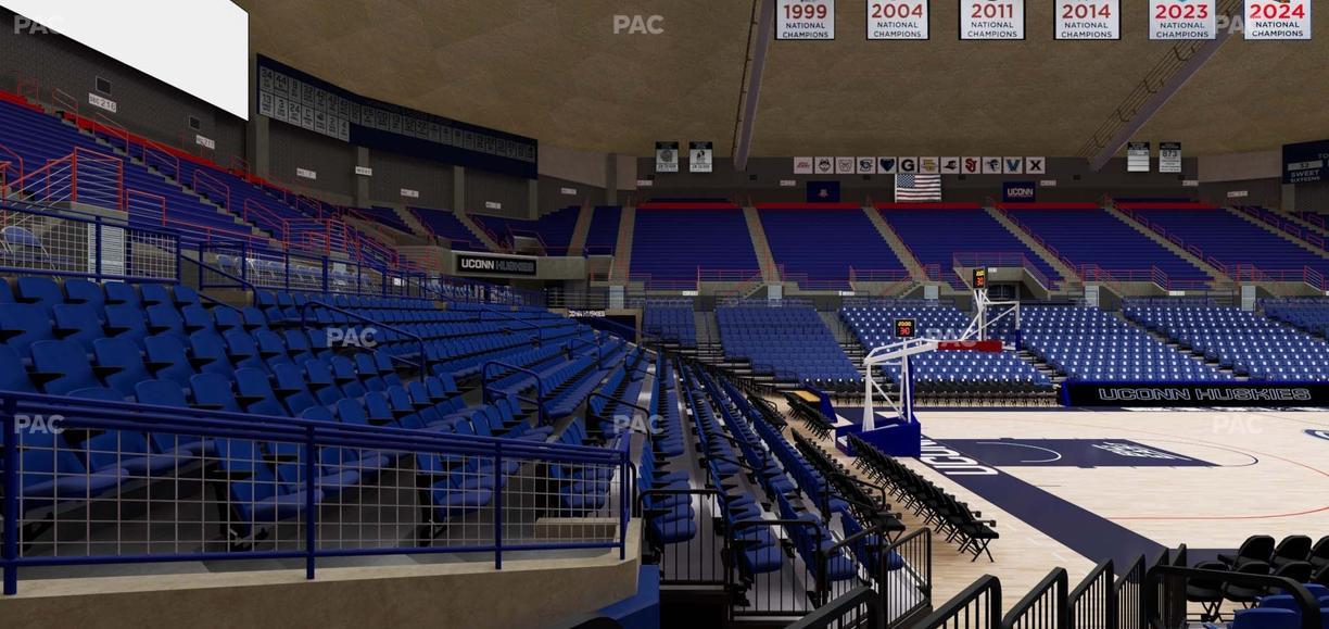 Gampel Pavilion - Section 112 Seat View