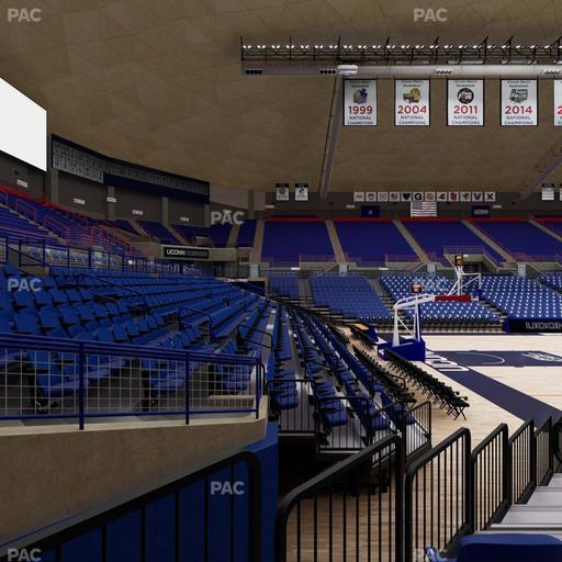 Gampel Pavilion - Section 112 Seat View