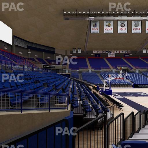 Gampel Pavilion - Section 112 Seat View