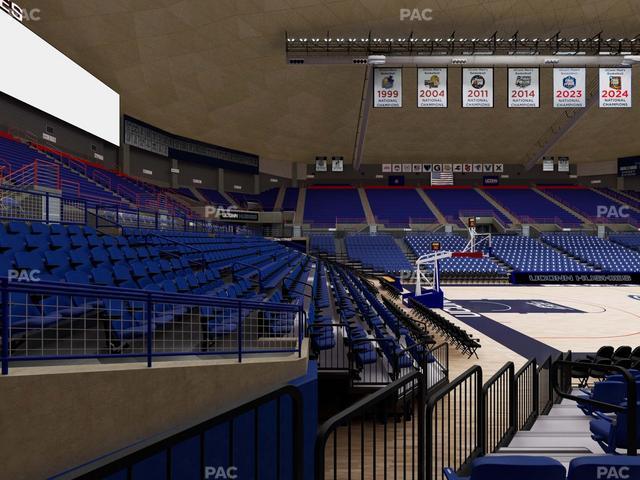 Gampel Pavilion - Section 112 Seat View