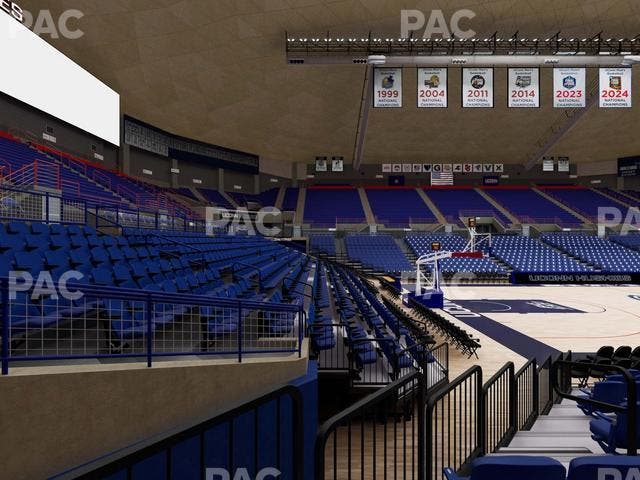 Gampel Pavilion - Section 112 Seat View