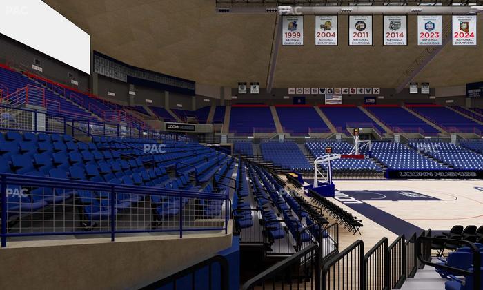 Gampel Pavilion - Section 112 Seat View