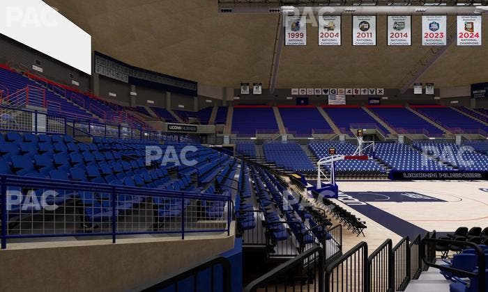 Gampel Pavilion - Section 112 Seat View