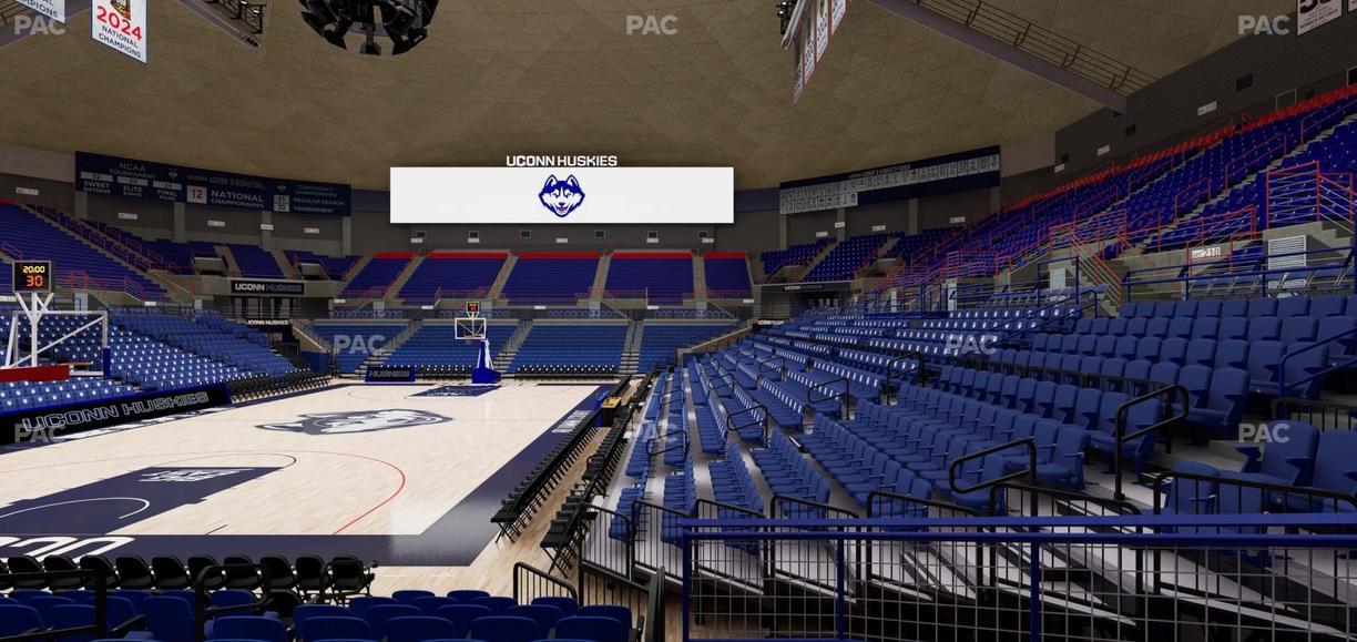 Gampel Pavilion - Section 113 Seat View