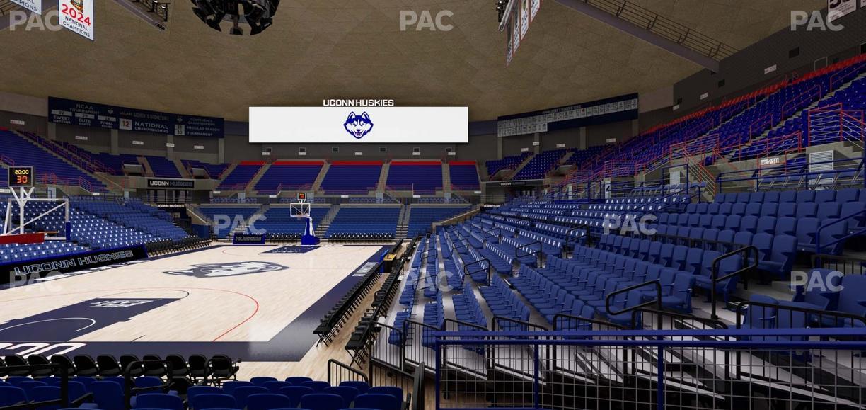 Gampel Pavilion - Section 113 Seat View