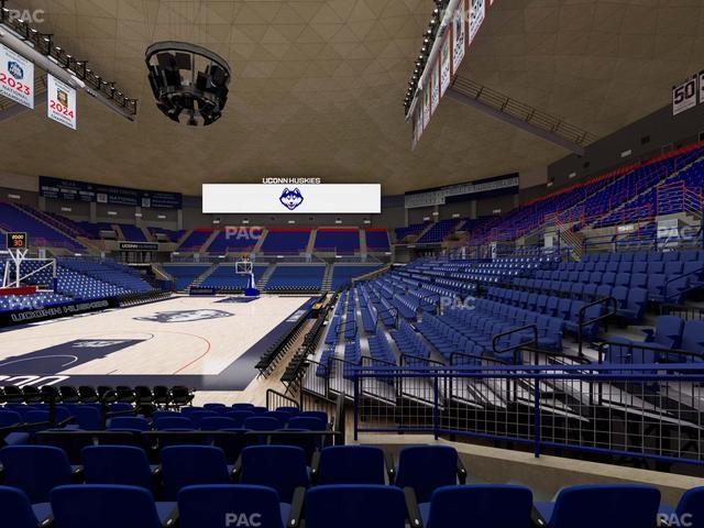 Gampel Pavilion - Section 113 Seat View