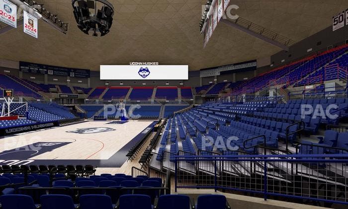 Gampel Pavilion - Section 113 Seat View