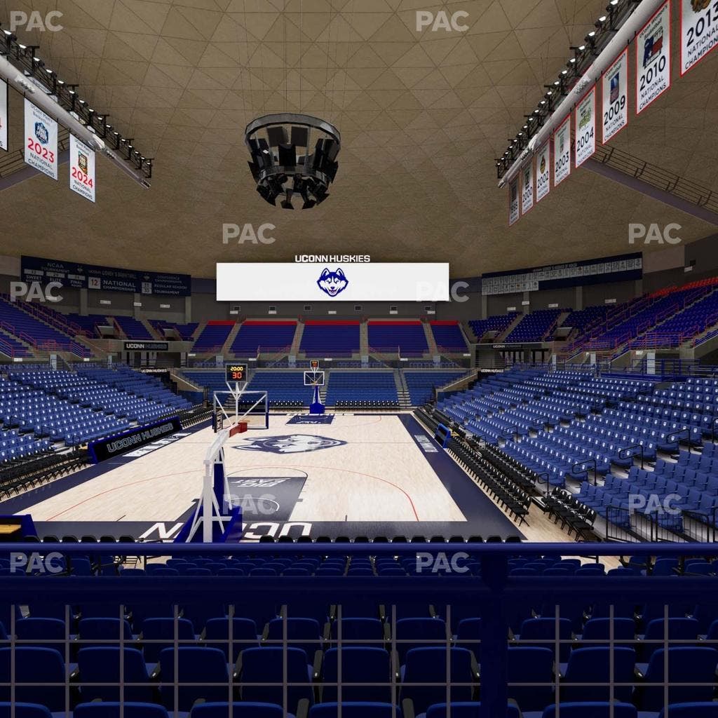 Gampel Pavilion - Section 114 Seat View