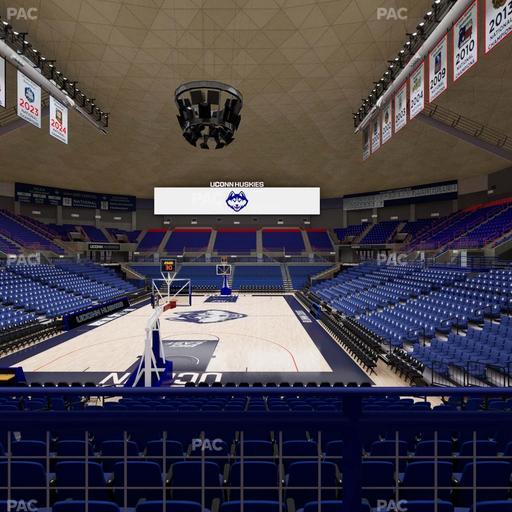 Gampel Pavilion - Section 114 Seat View