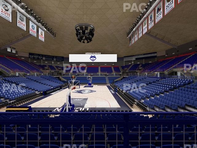Gampel Pavilion - Section 114 Seat View