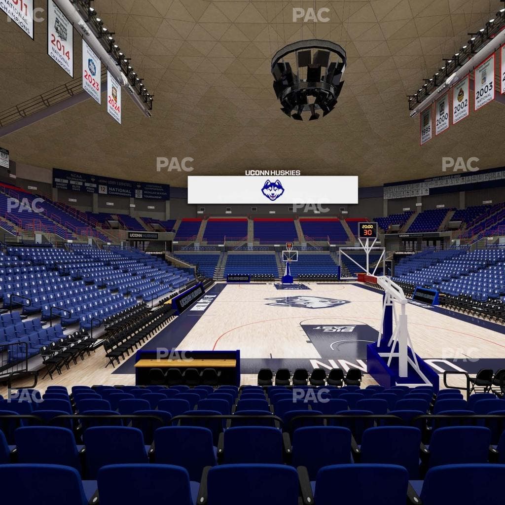Gampel Pavilion - Section 116 Seat View