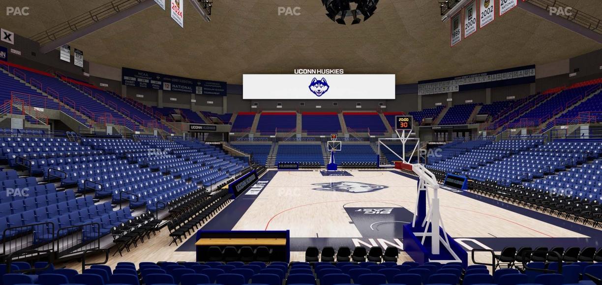 Gampel Pavilion - Section 116 Seat View