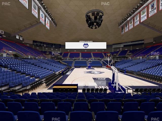 Gampel Pavilion - Section 116 Seat View