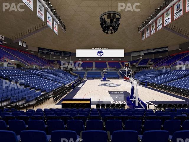 Gampel Pavilion - Section 116 Seat View