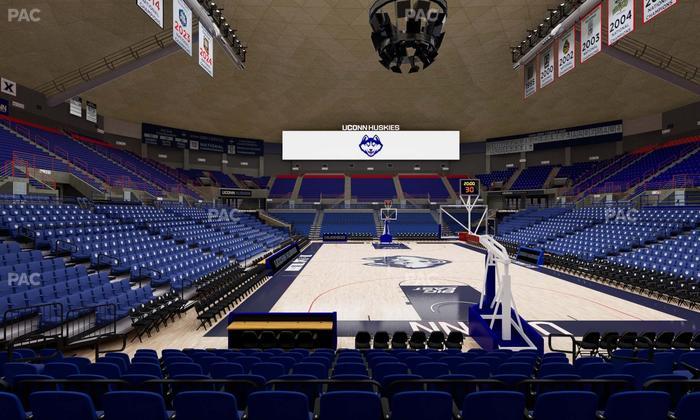 Gampel Pavilion - Section 116 Seat View