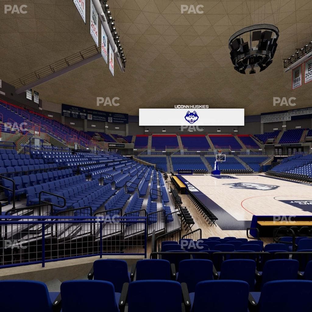 Gampel Pavilion - Section 117 Seat View