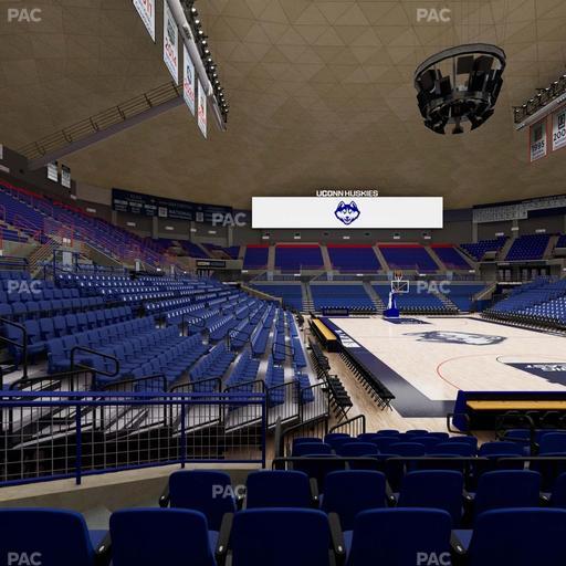 Gampel Pavilion - Section 117 Seat View