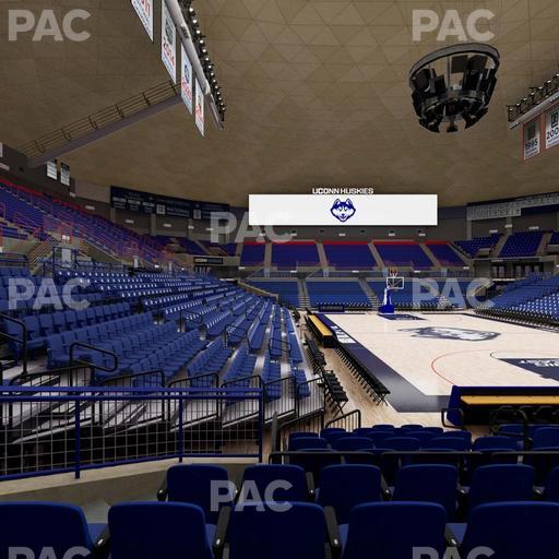 Gampel Pavilion - Section 117 Seat View