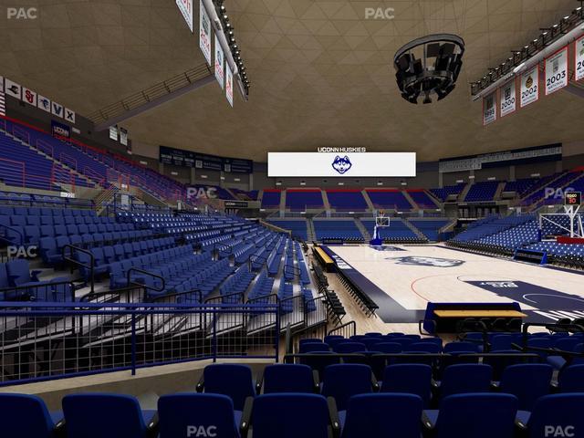 Gampel Pavilion - Section 117 Seat View