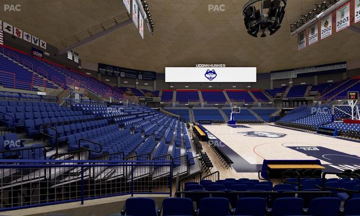 Gampel Pavilion - Section 117 Seat View