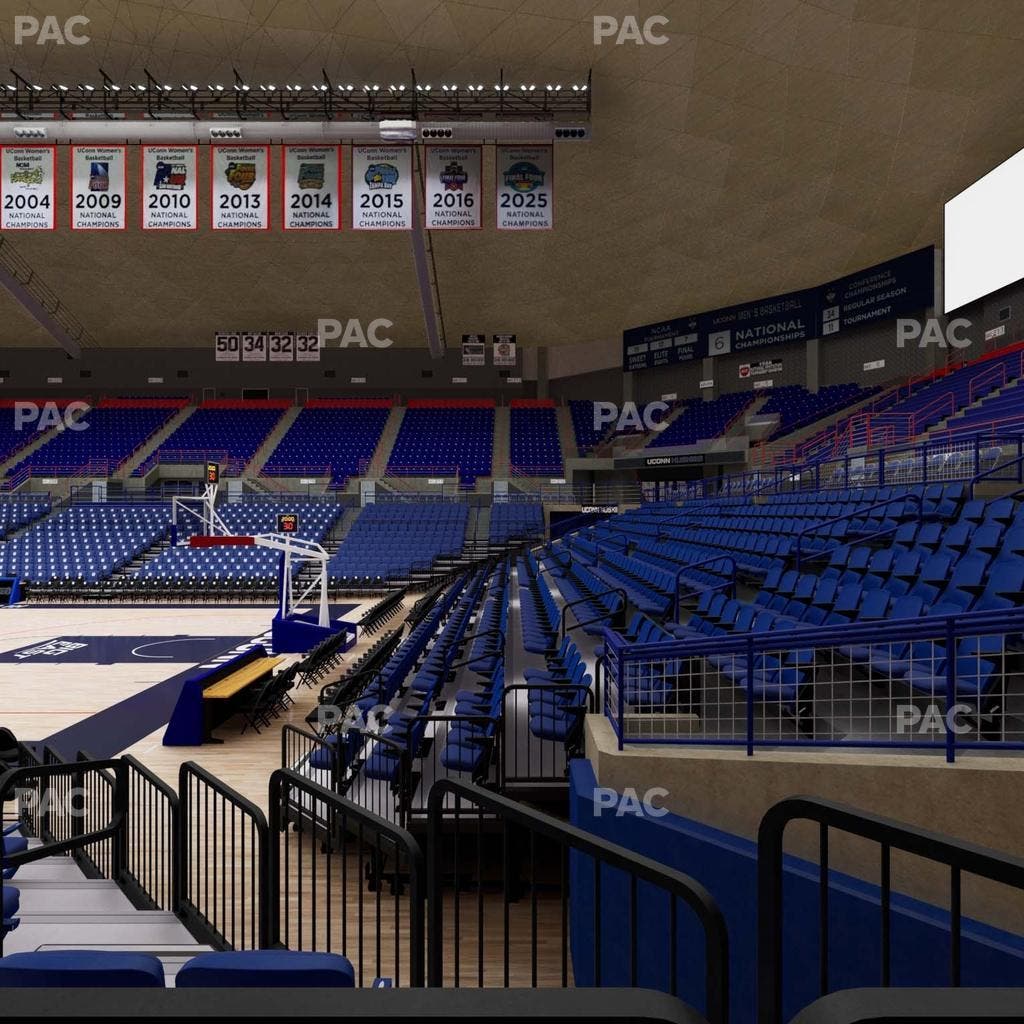 Gampel Pavilion - Section 118 Seat View