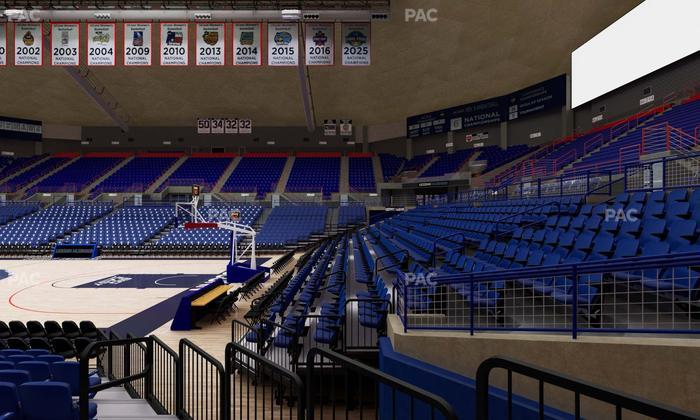 Gampel Pavilion - Section 118 Seat View